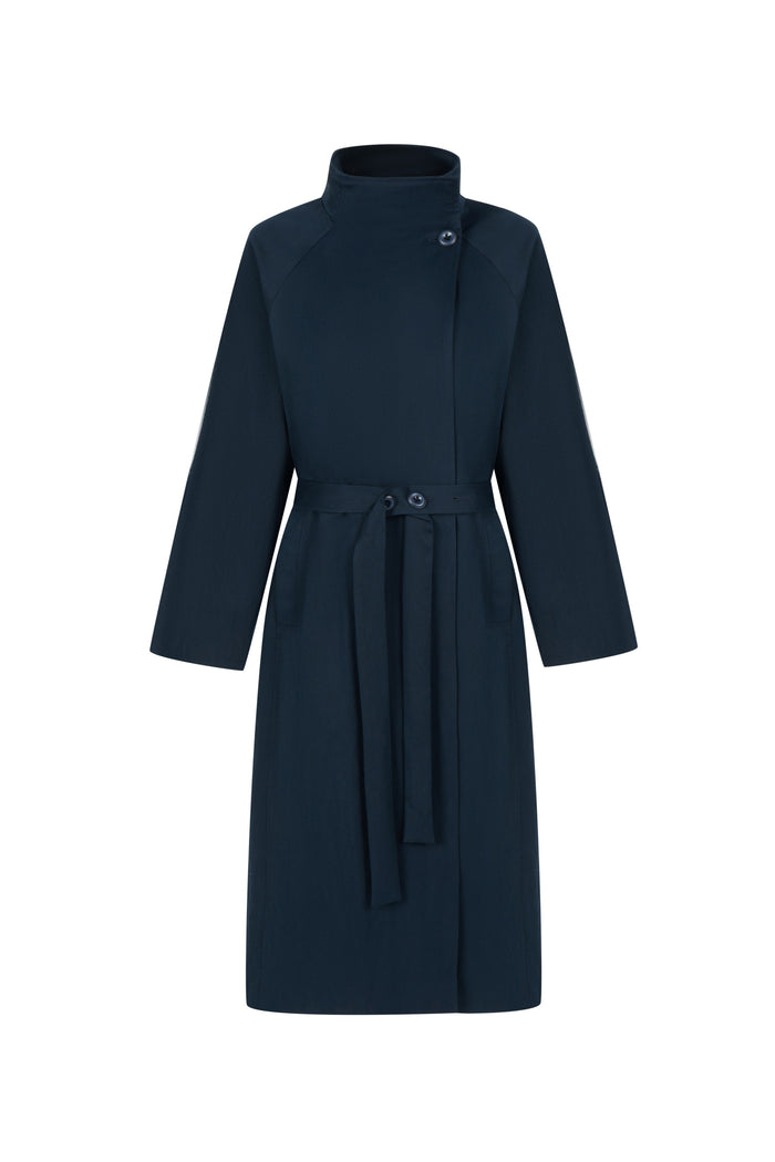 DROP SHOULDER TRENCH COAT