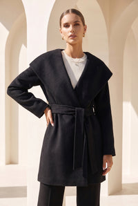 CARMEN HOODED SHORT COAT