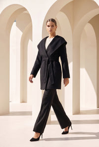 CARMEN HOODED SHORT COAT