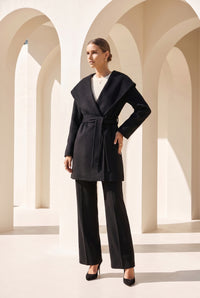 CARMEN HOODED SHORT COAT