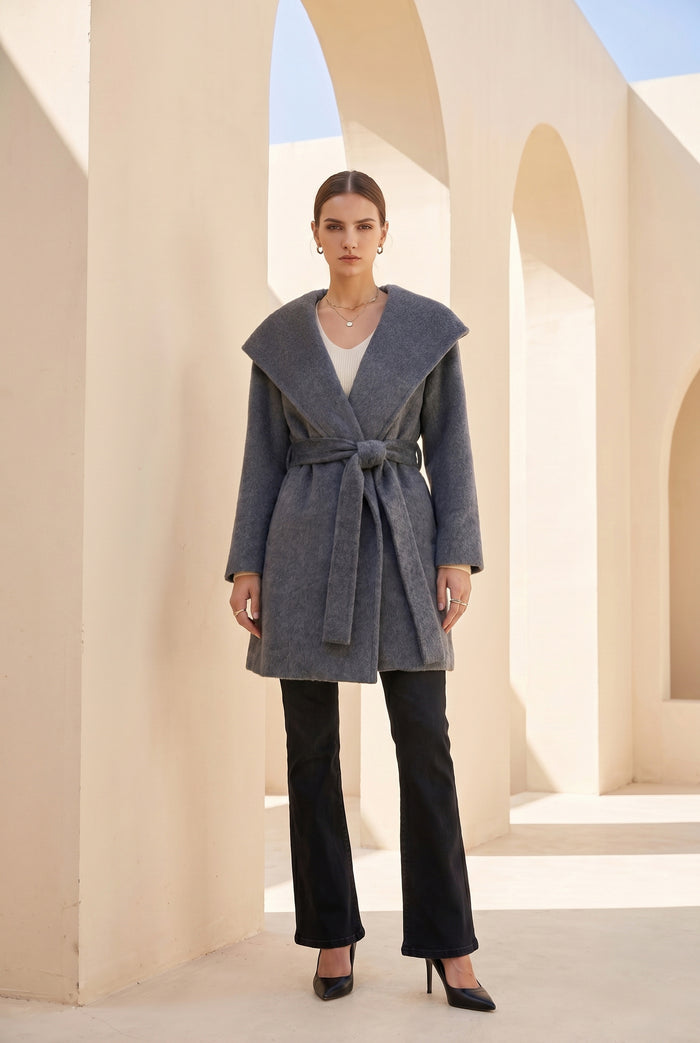 CARMEN HOODED SHORT COAT