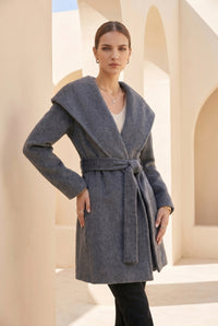 CARMEN HOODED SHORT COAT