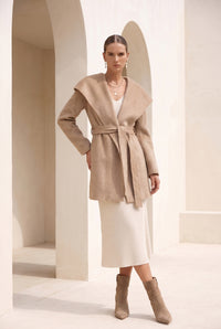 CARMEN HOODED SHORT COAT