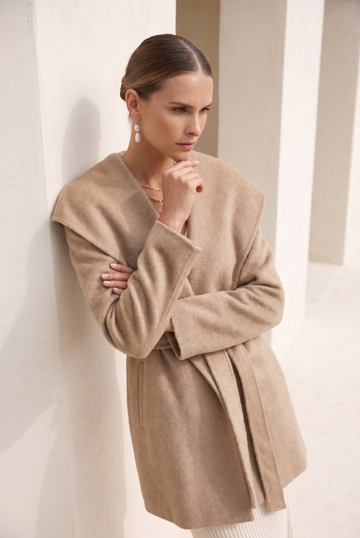 CARMEN HOODED SHORT COAT