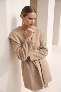 CARMEN HOODED SHORT COAT