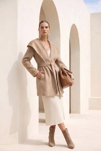 CARMEN HOODED SHORT COAT