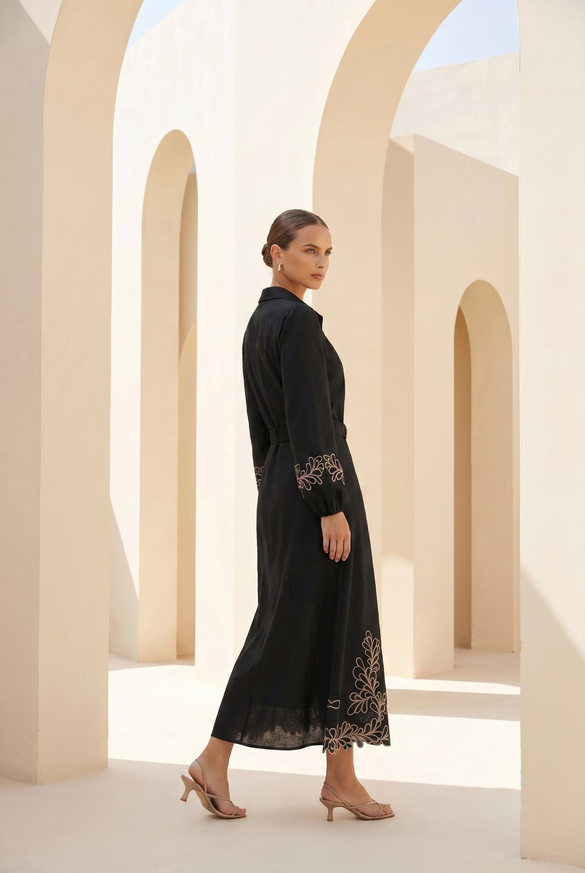 MARIBEL EMBROIDERED DRESS