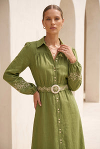 MARIBEL EMBROIDERED DRESS