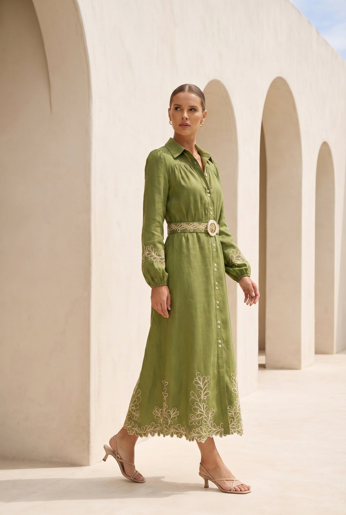 MARIBEL EMBROIDERED DRESS