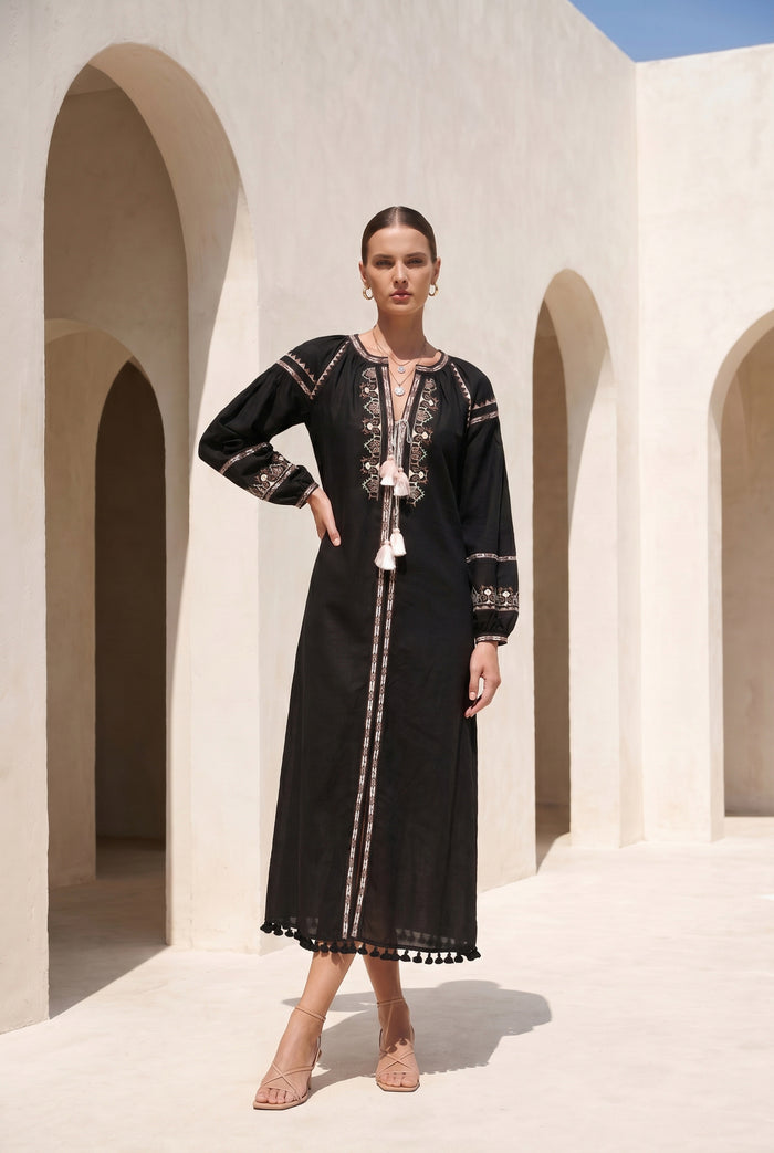 MAPLE EMBROIDERED DRESS