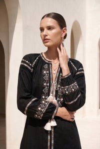 MAPLE EMBROIDERED DRESS