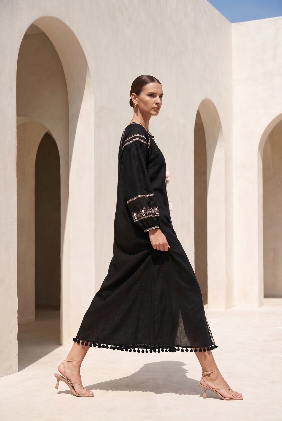 MAPLE EMBROIDERED DRESS