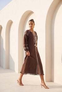 MAPLE EMBROIDERED DRESS