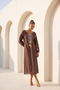 MAPLE EMBROIDERED DRESS
