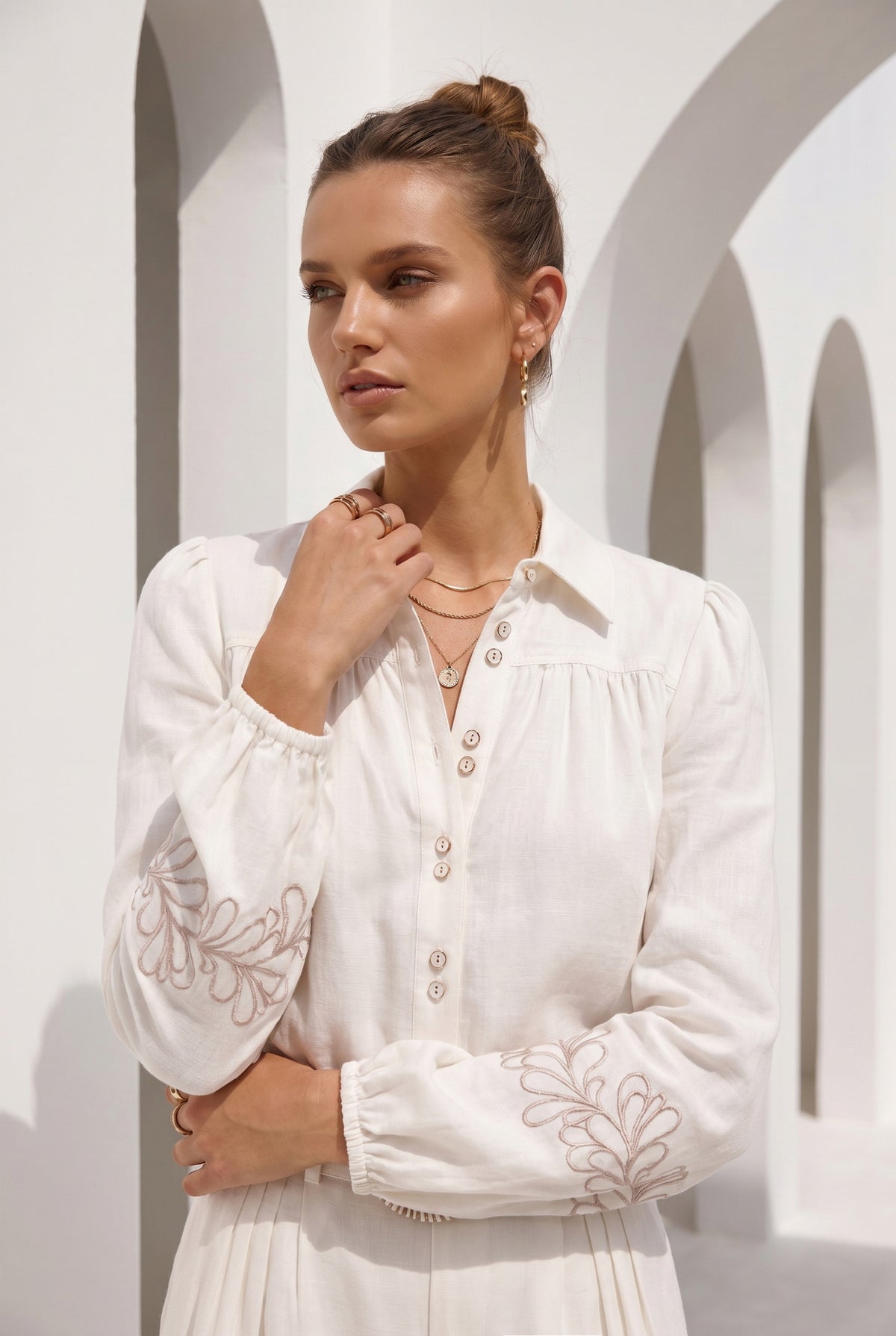 MARIBEL EMBROIDERED SHIRT