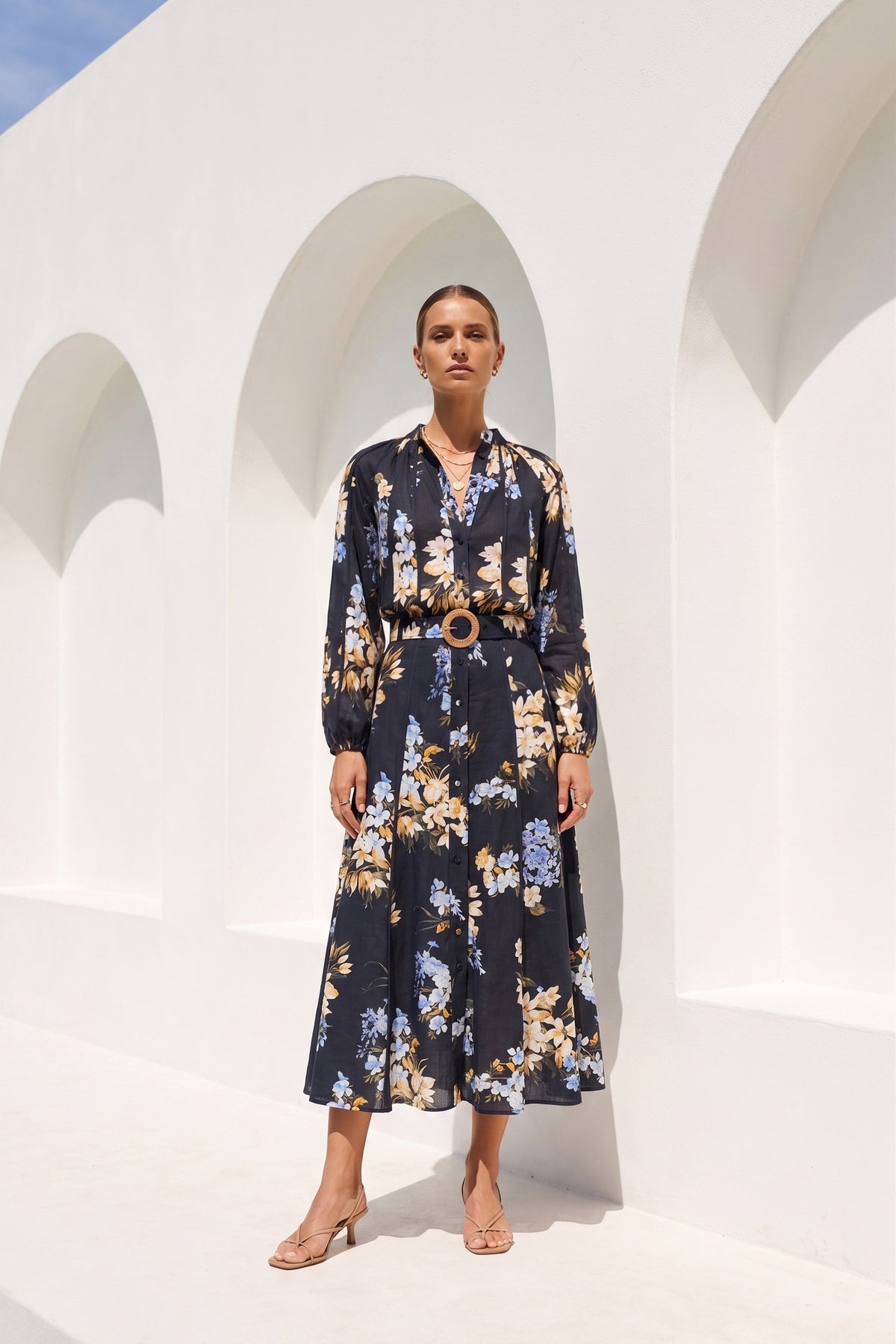 INES TENCEL SKIRT