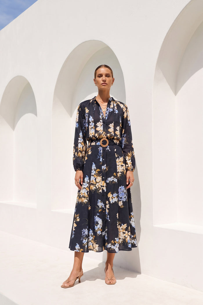 INES TENCEL SKIRT