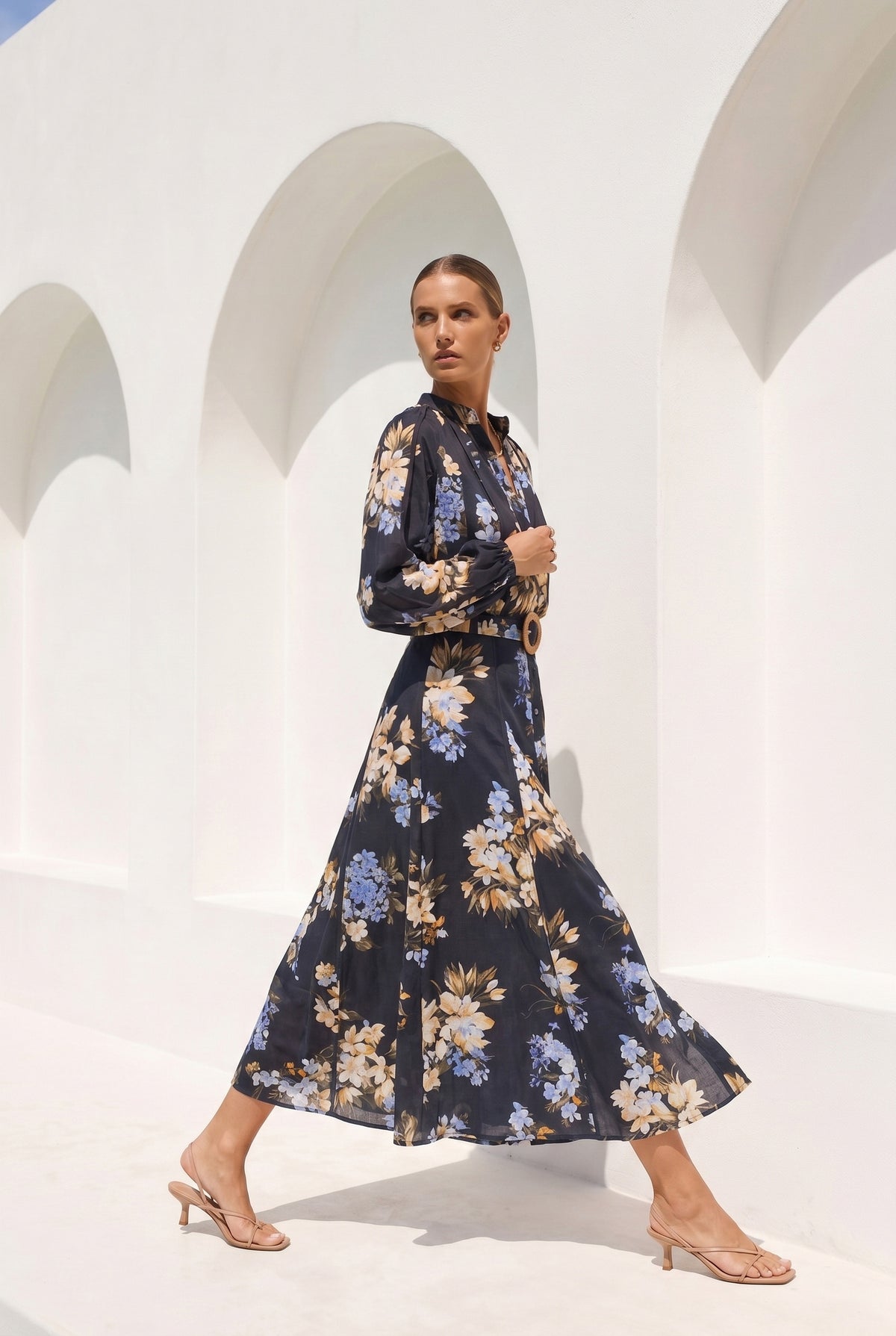 INES TENCEL SKIRT
