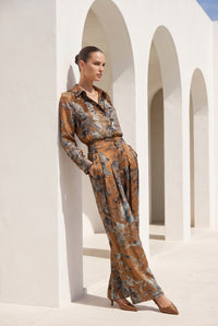 POLKA PRINTED PANTS