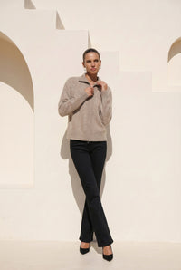 VALERIAN WOOL ZIP CARDIGAN