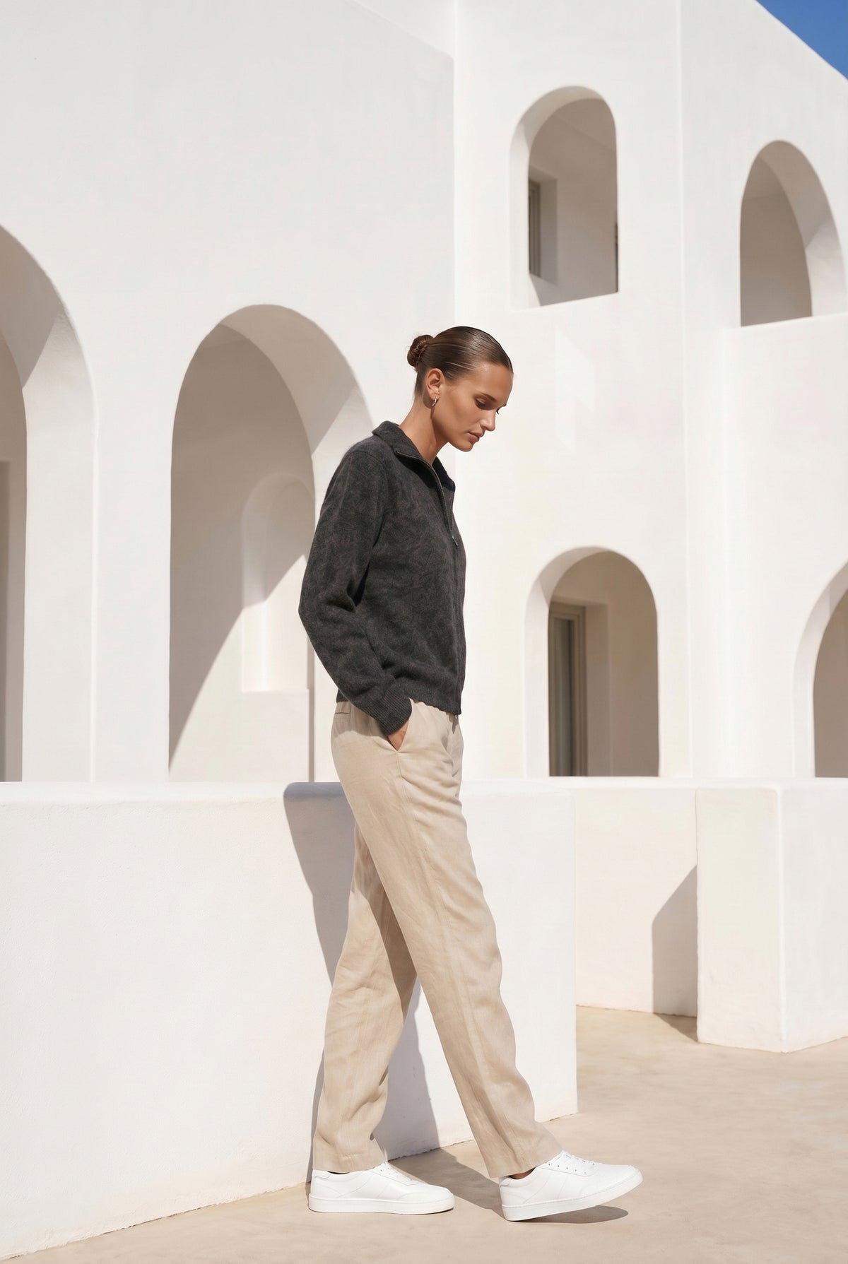 VALERIAN WOOL ZIP CARDIGAN