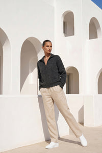 VALERIAN WOOL ZIP CARDIGAN