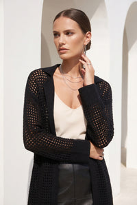 SOPHIE KNIT LONG CARDIGAN