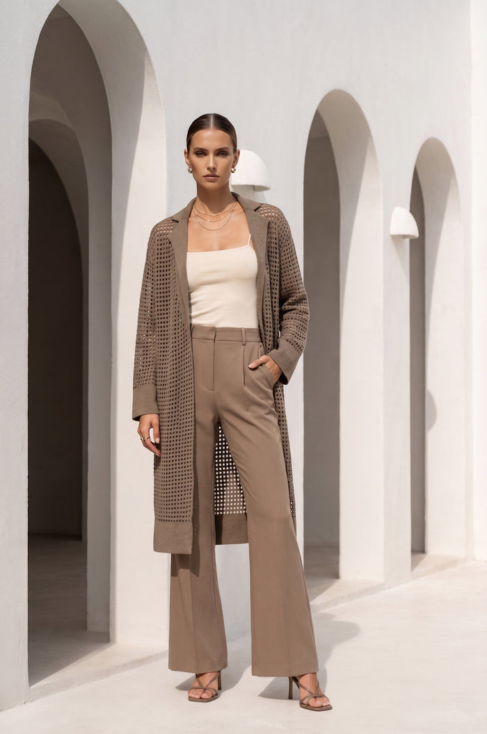 SOPHIE KNIT LONG CARDIGAN
