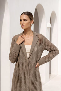 SOPHIE KNIT LONG CARDIGAN