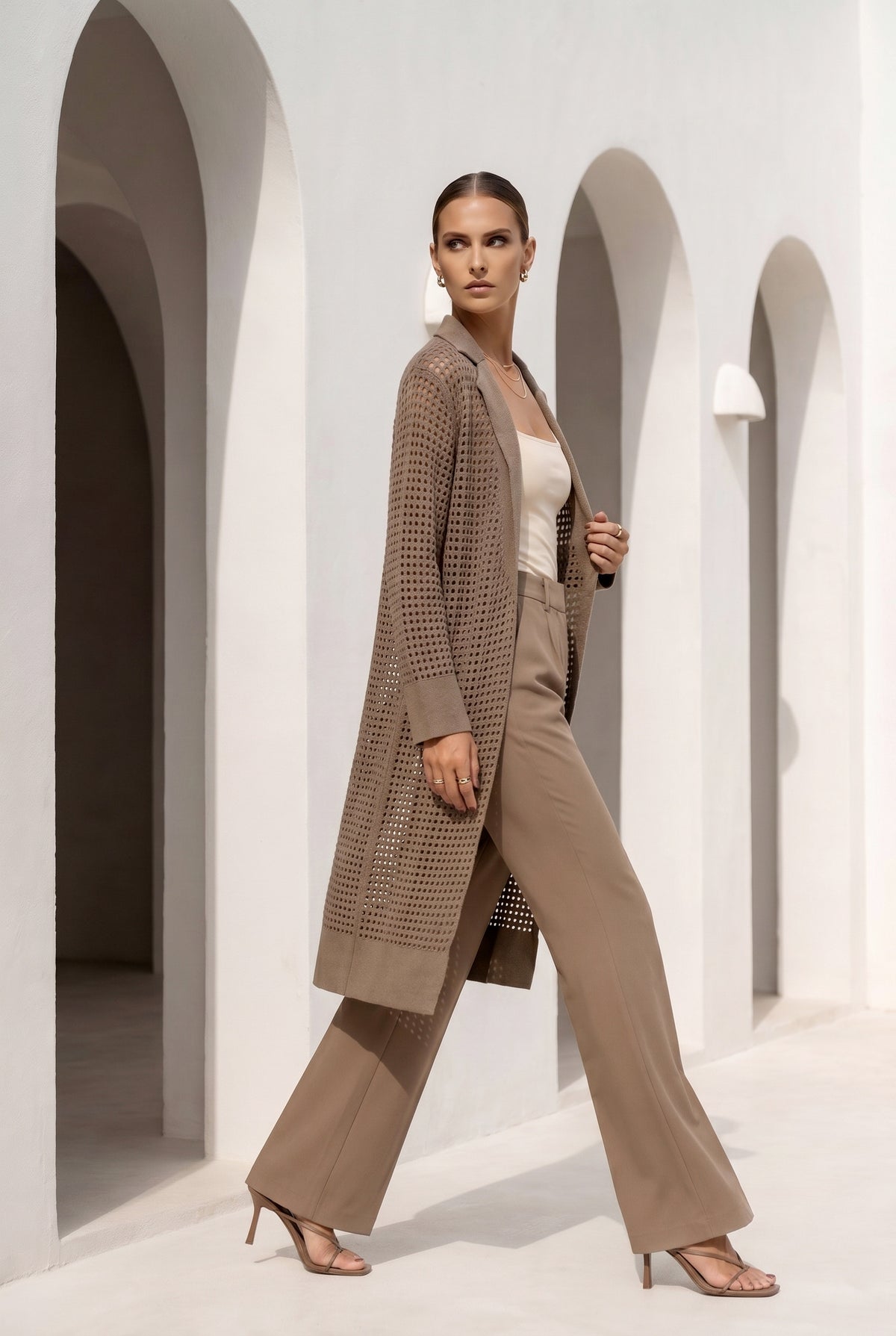 SOPHIE KNIT LONG CARDIGAN