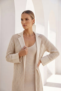 SOPHIE KNIT LONG CARDIGAN
