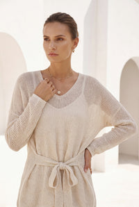 NAOMI TIE SWEATER
