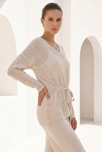 NAOMI TIE SWEATER