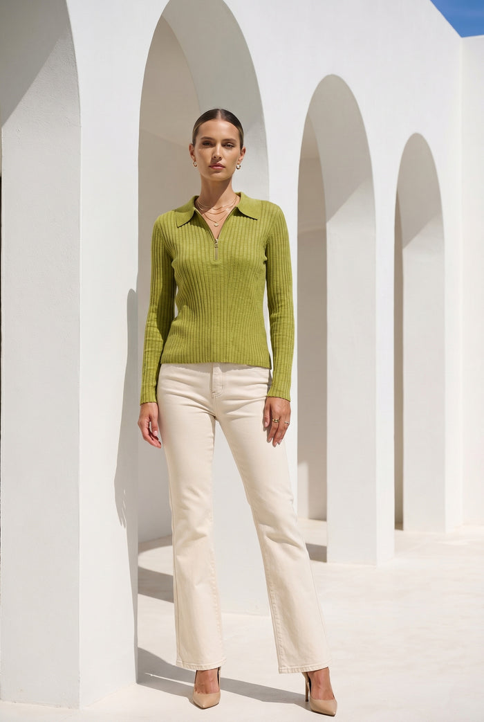 HANNAH ZIP SWEATER