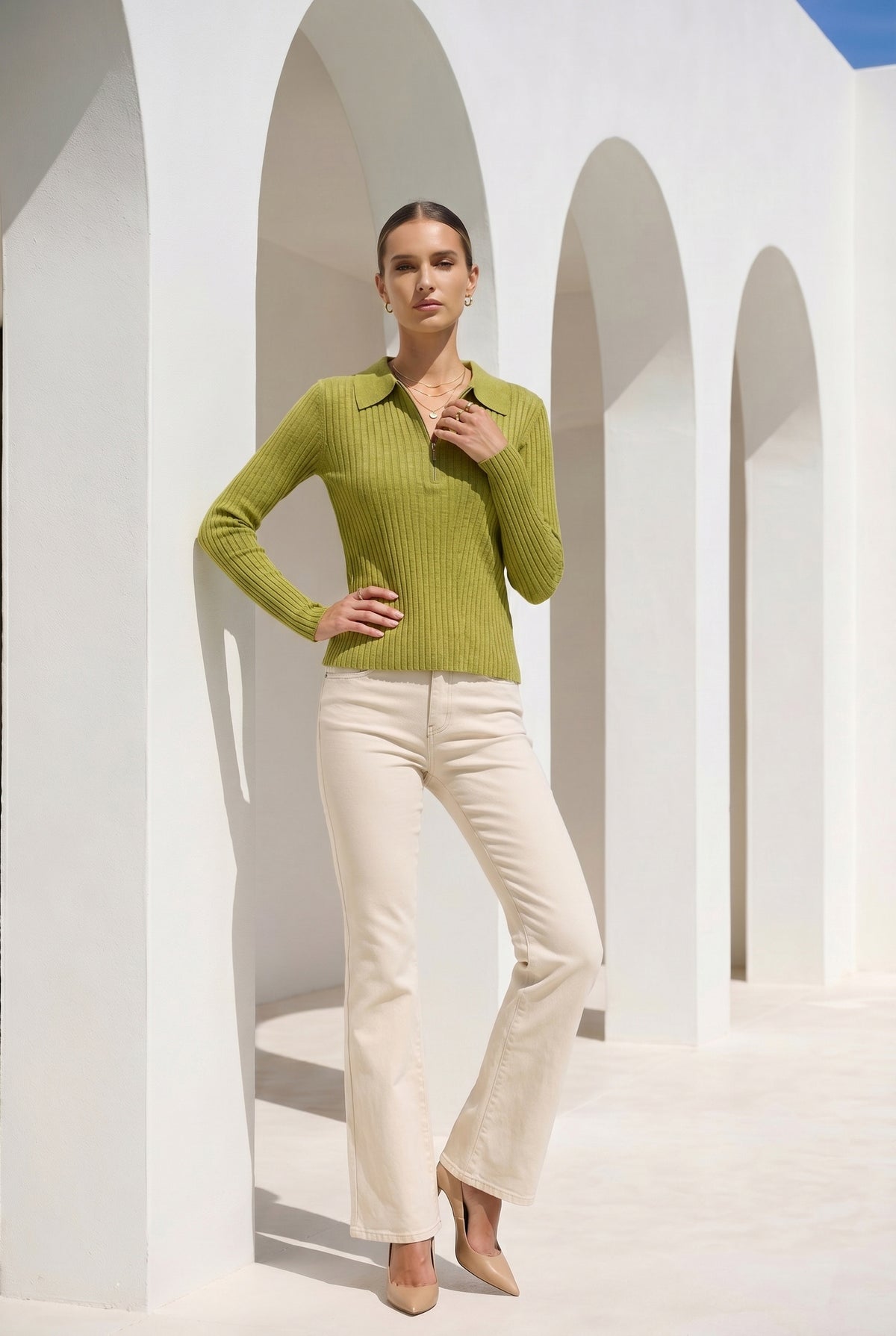 HANNAH ZIP SWEATER