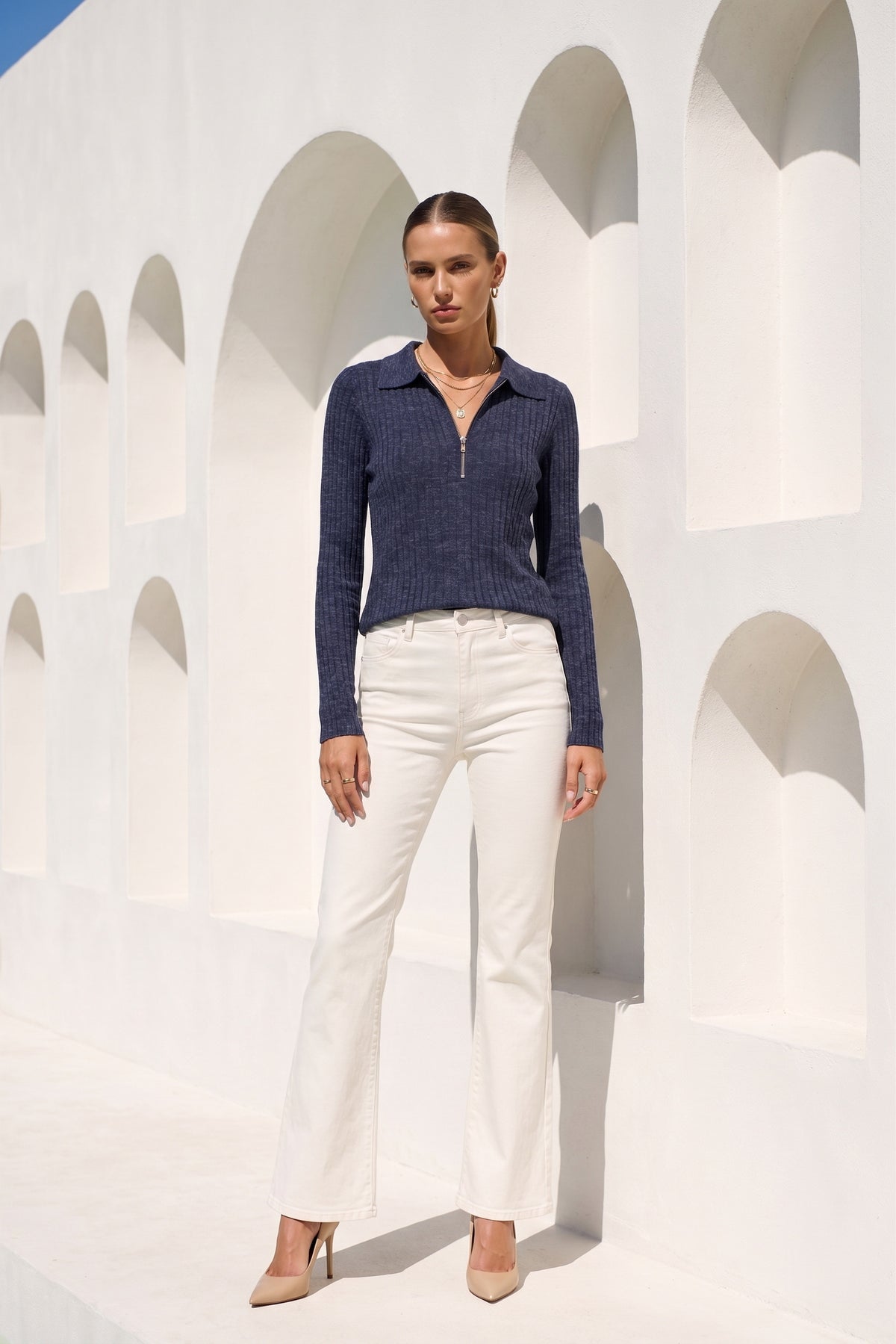 HANNAH ZIP SWEATER