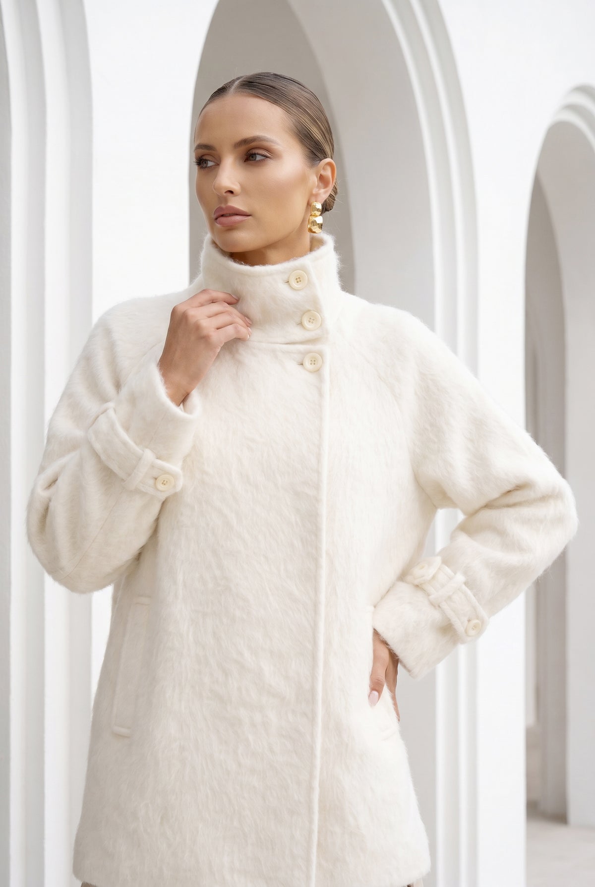 EDEN WOOL SHORT COAT