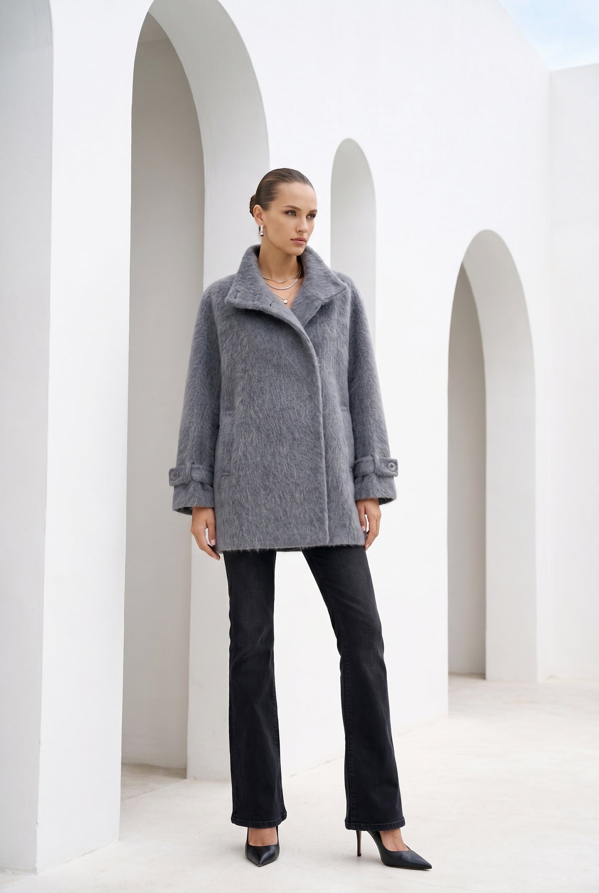 EDEN WOOL SHORT COAT