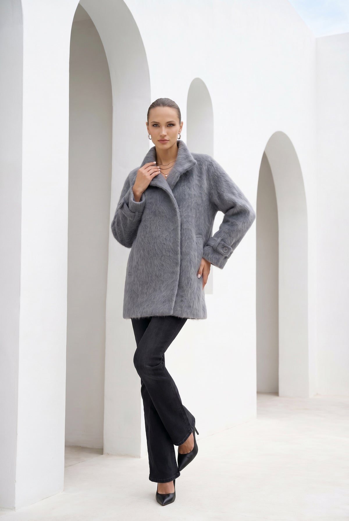 EDEN WOOL SHORT COAT
