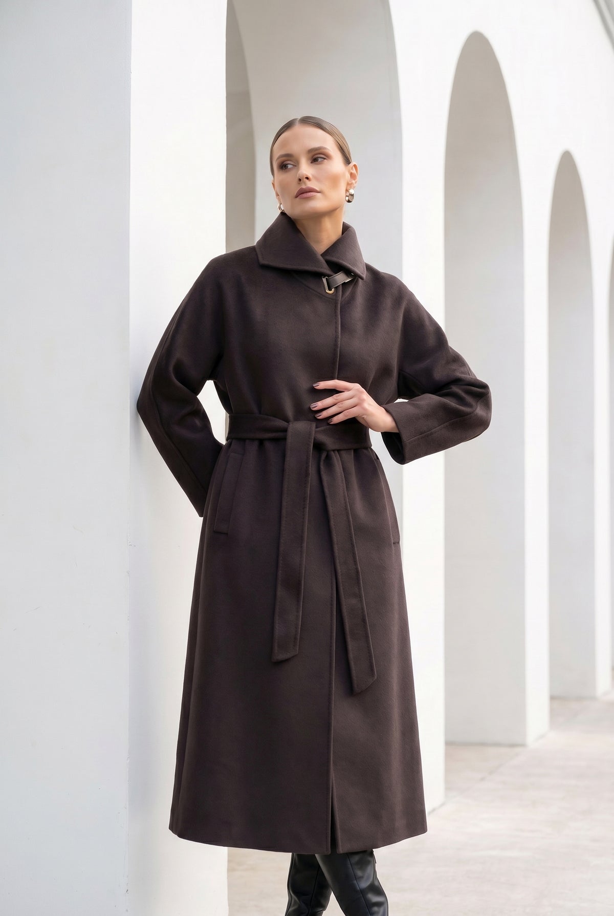 MARINA WOOL LONG COAT