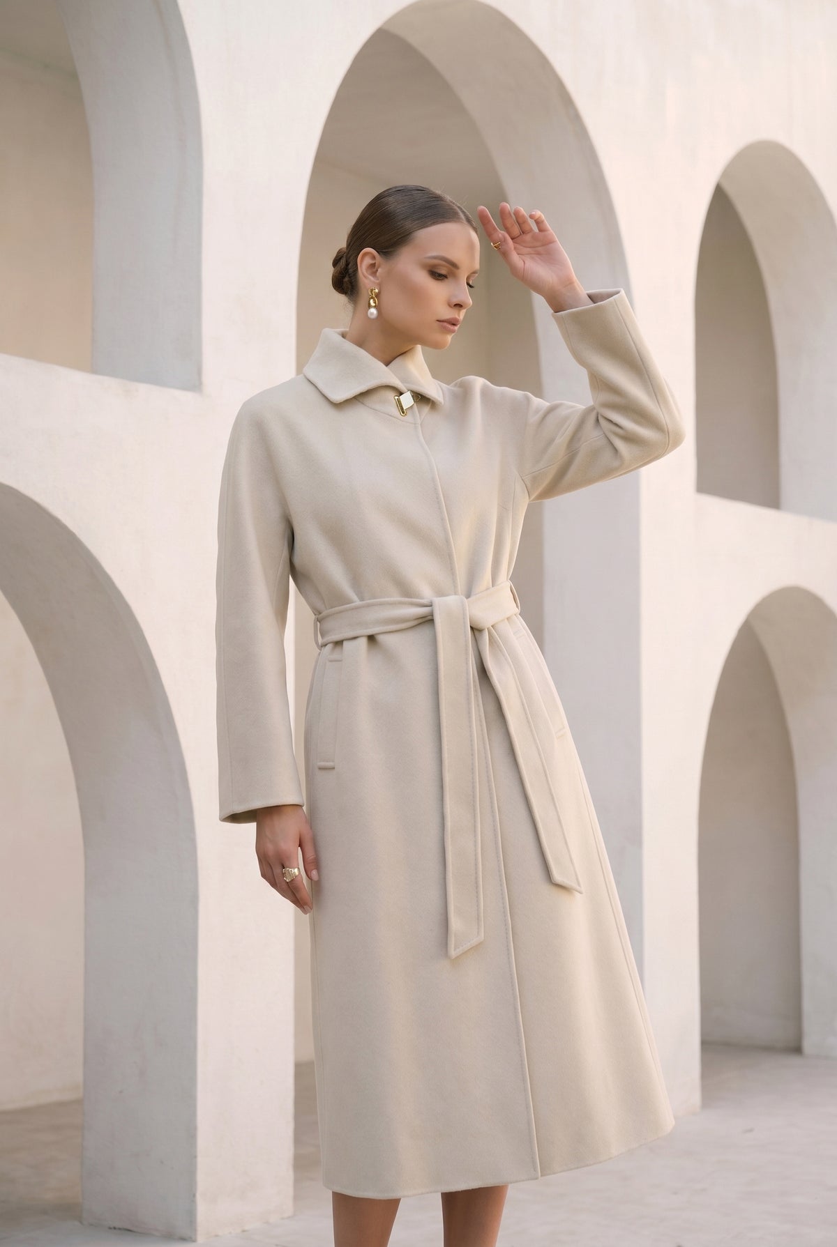 MARINA WOOL LONG COAT