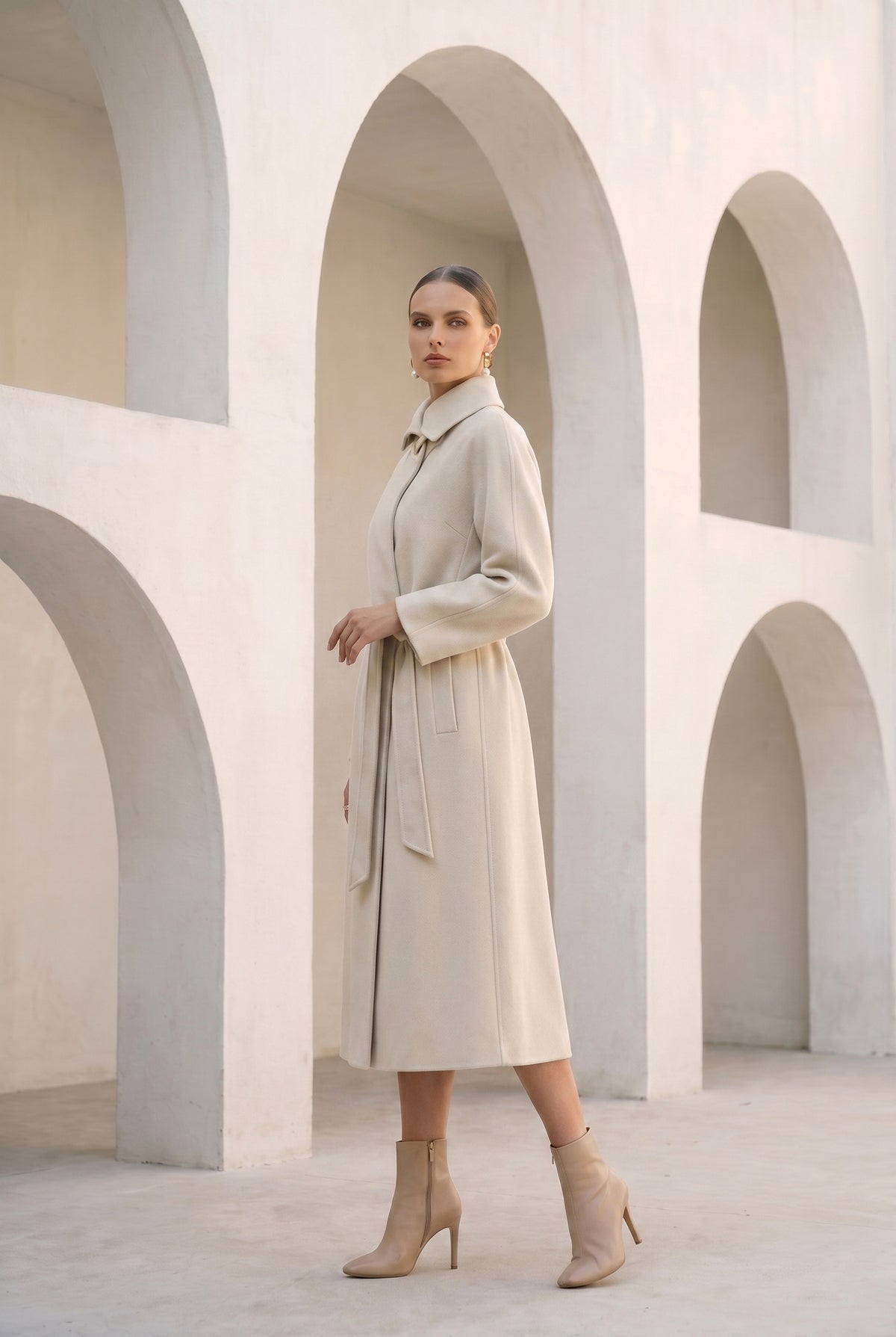 MARINA WOOL LONG COAT