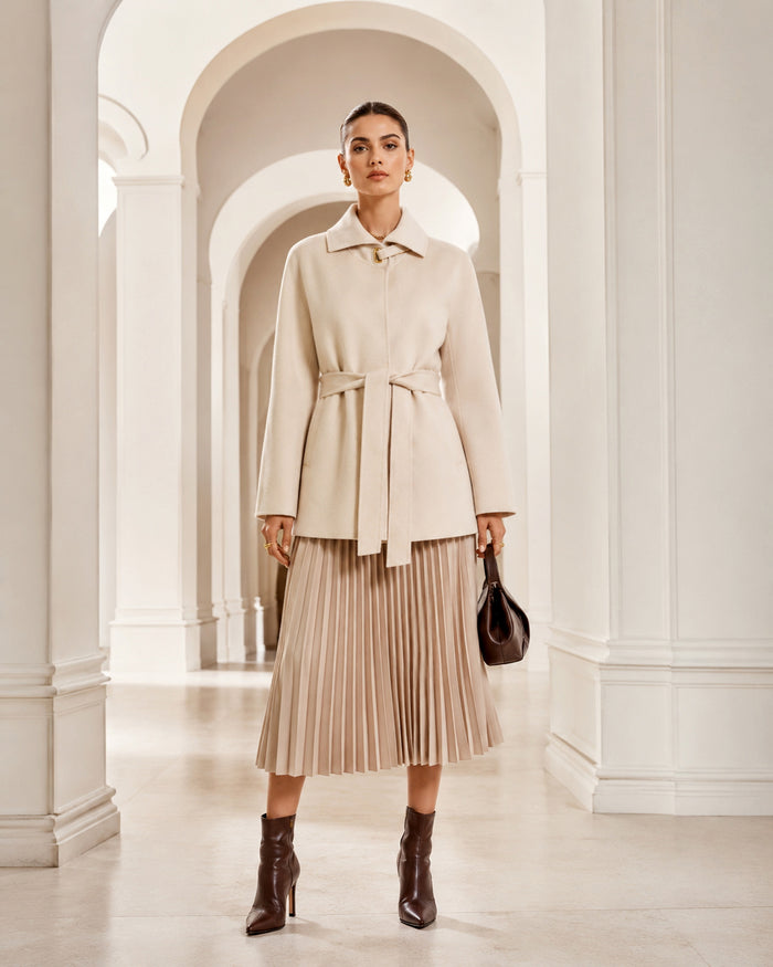 MARINA WOOL SHORT COAT