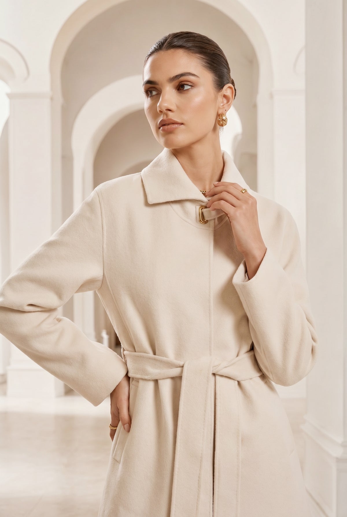 MARINA WOOL SHORT COAT