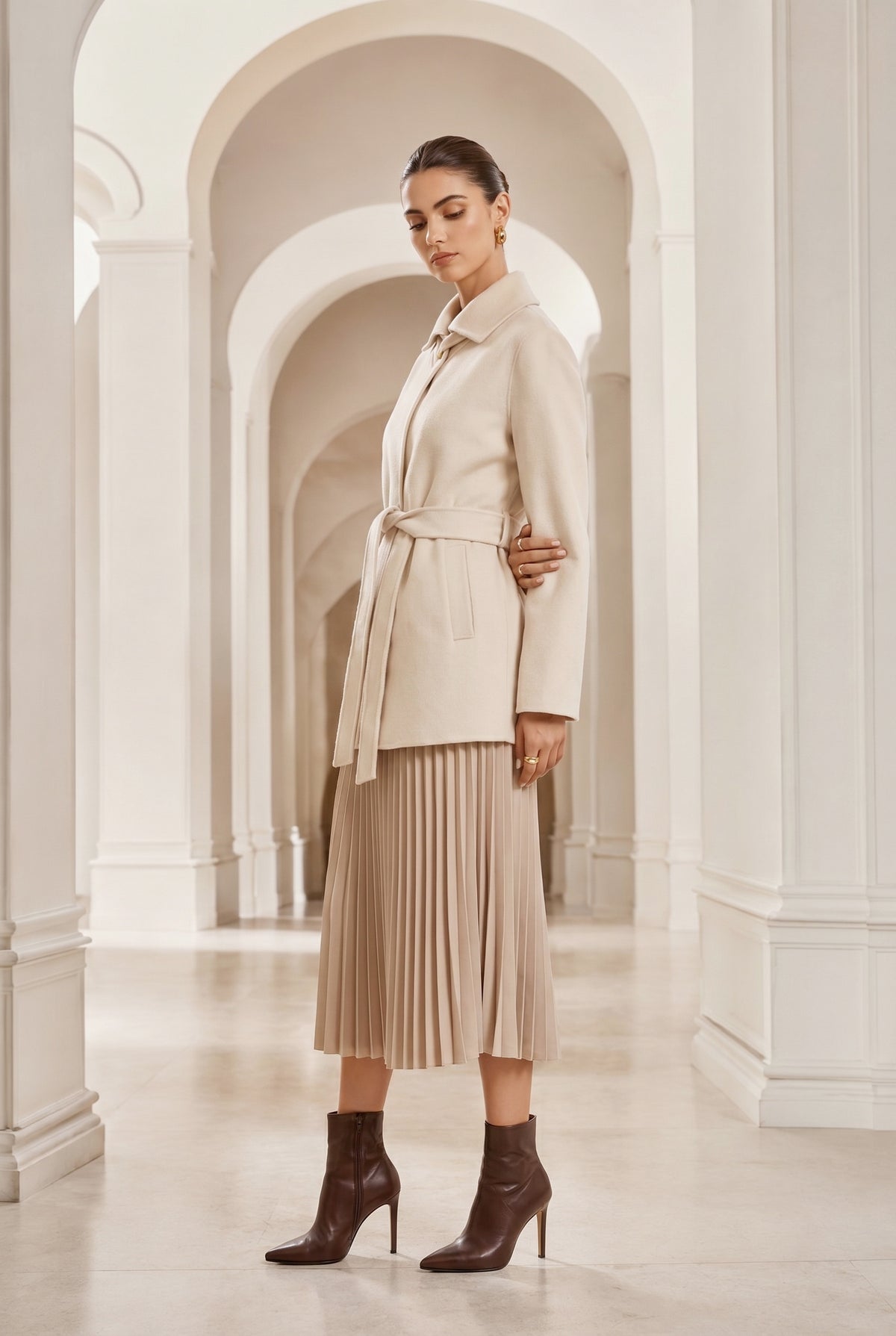 MARINA WOOL SHORT COAT