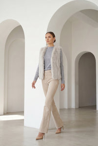 CASSIDY FOX FUR VEST