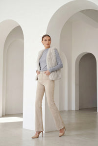 CASSIDY FOX FUR VEST