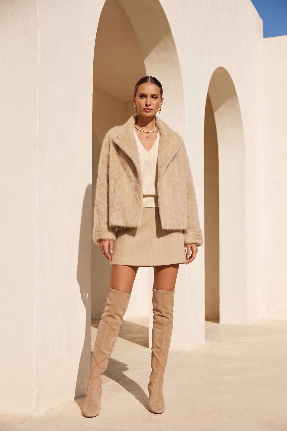 ANDREA WOOL SHORT COAT