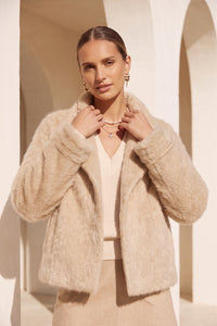 ANDREA WOOL SHORT COAT