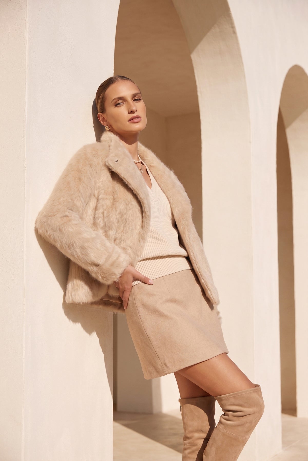 ANDREA WOOL SHORT COAT